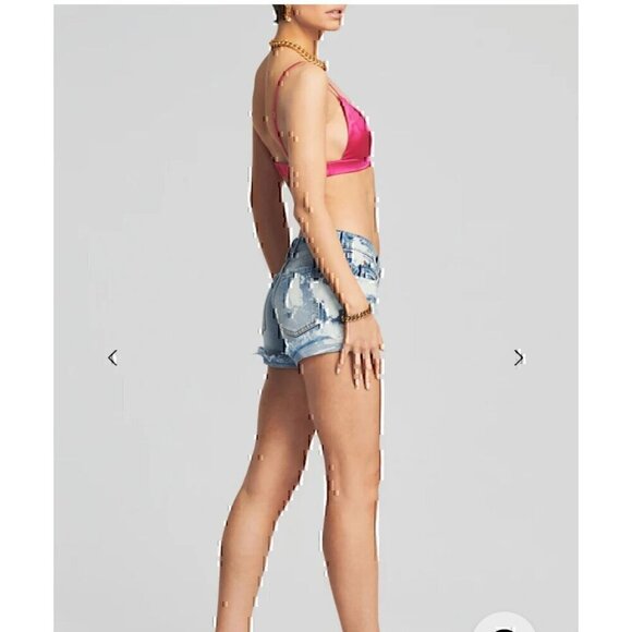 SER.O.YA LEX LOW RISE SHORTS, BLEACHED, DISTRESS, OLYMPIA BLEACHED - Picture 2 of 10